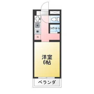 パールハイツ松原【1階】の間取り