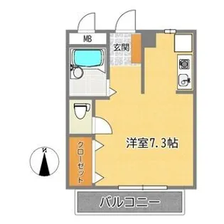 イーストピア19【2階】の間取り