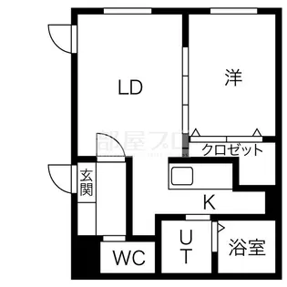 プリヴィレッジ宮の沢【2階】の間取り