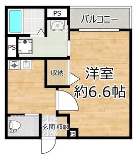 グランエクラ加島I【3階】の間取り