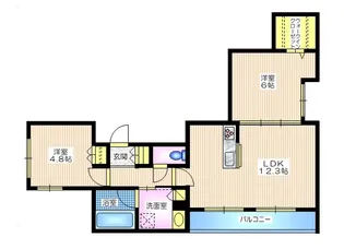 MORE CALDO【1階】の間取り