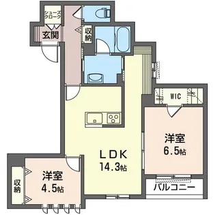 シャーメゾンMIUII【SHM】【2階】の間取り