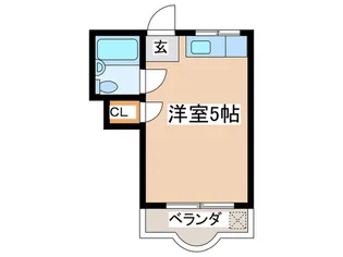 ユエヴィ調布【2階】の間取り