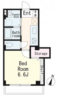 メゾン・ド・ラペ【1階】の間取り