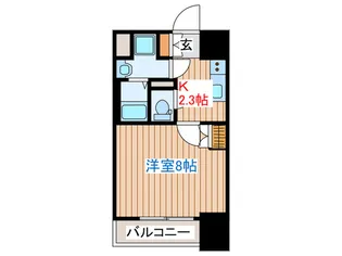 アルク二日町【8階】の間取り
