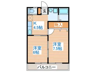 スイートプラザ【2階】の間取り