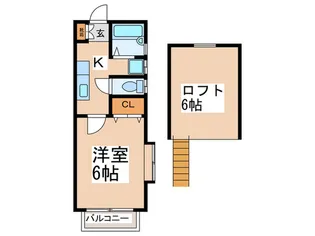 アドバンス【2階】の間取り