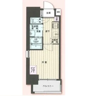 Mark Avenue Tower 久留米【13階】の間取り