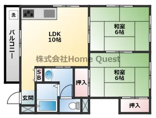 スタンヒル久宝園【1階】の間取り
