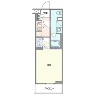 ジェノヴィア二子新地【3階】の間取り