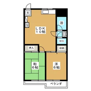 クレール鶴見【3階】の間取り