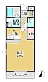ヴィラ・クオーレ【1階】の間取り
