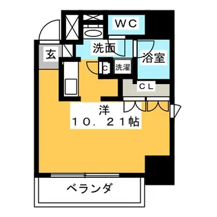 フォレスト那古野【2階】の間取り