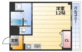 グランメール新大阪【7階】の間取り