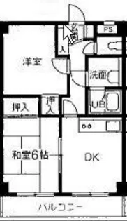 サンライズ東豊田【2階】の間取り