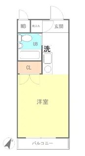 メインステージ中井駅前【3階】の間取り