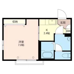 ユーリーフ【2階】の間取り