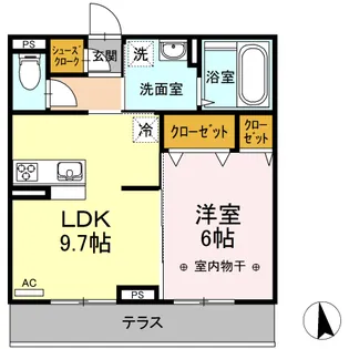 ALFORT・IV【1階】の間取り