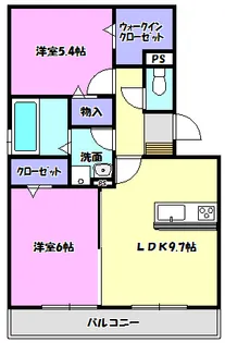 エスポワール【1階】の間取り