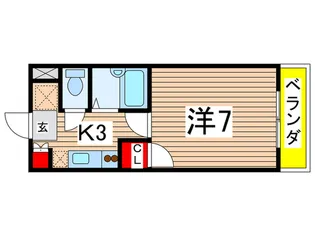 シュア-ヴ西本【2階】の間取り