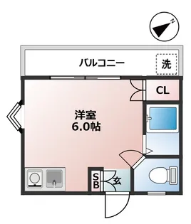 ミワハイツ【2階】の間取り