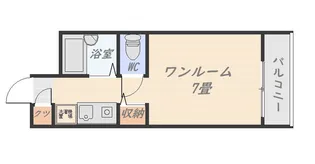 リバティ高麗【4階】の間取り
