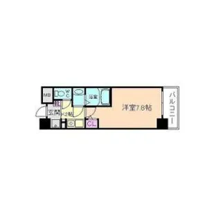エイペックス松屋町ヴァンデュール【5階】の間取り