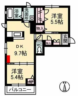 ZEXA-K【2階】の間取り