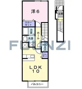 クラール【2階】の間取り
