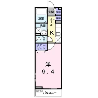 M-ティアラII【2階】の間取り