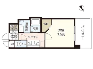 コンフォート楠木【3階】の間取り