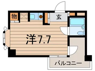 ナイスヒルズ岸谷【3階】の間取り