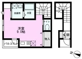 (仮称)GAV松江1丁目【2階】の間取り