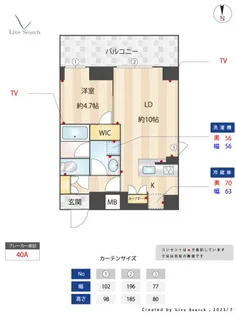 プレセダンヒルズ三ノ輪【3階】の間取り