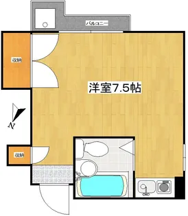 第二玉川ビル【2階】の間取り