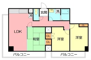 リアライズ伊勢原【5階】の間取り