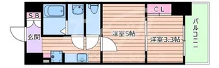 プランドール新大阪【9階】の間取り