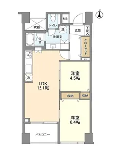 ポローニアハウス赤堤【3階】の間取り