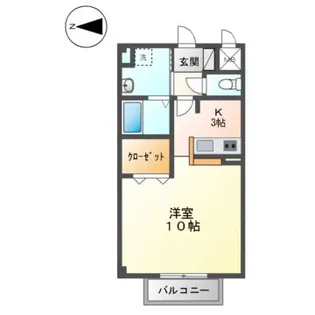 メゾン・ド・プラティーク A【1階】の間取り