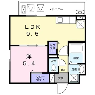 フォンテ クレラ【2階】の間取り