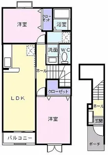 グリーンハウスK【2階】の間取り