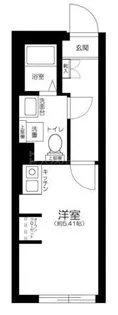 長楽町屋レジデンス【3階】の間取り
