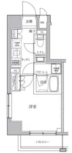 ル・サレーヴ【4階】の間取り