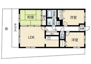 アマール竹下【1階】の間取り