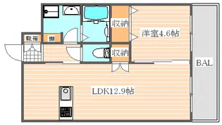 sho style HAKATA【7階】の間取り