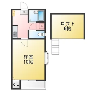 クレールドミール大山 C【2階】の間取り