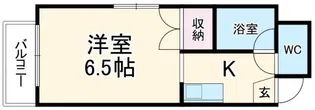 ノアール築地【6階】の間取り