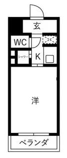 GSハイム長者町幸山【5階】の間取り