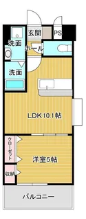 コンフォートゲンジュン【4階】の間取り