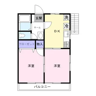サクラハイツ【1階】の間取り